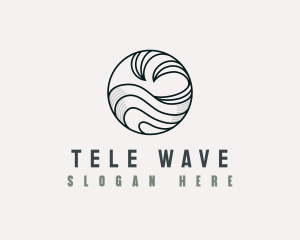 Tidal Ocean Wave logo design