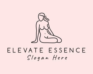 Nude Lady Model Logo