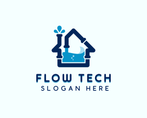 Plumbing Water Pipes logo design