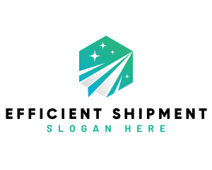 Delivery Shipping Plane logo design