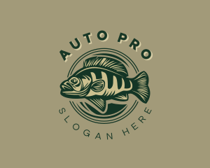 Ocean Fish Seafood Logo