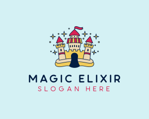 Magical Sparkle Castle  logo design