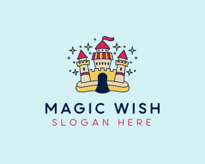 Magical Sparkle Castle  logo design