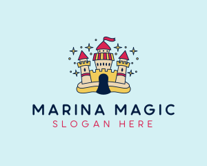 Magical Sparkle Castle  logo design