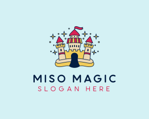 Magical Sparkle Castle  logo design