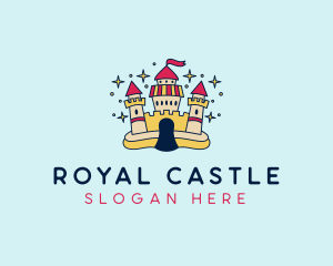 Magical Sparkle Castle  logo design