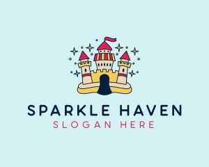 Magical Sparkle Castle  logo design