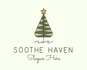 Pine Tree Star Decor Logo