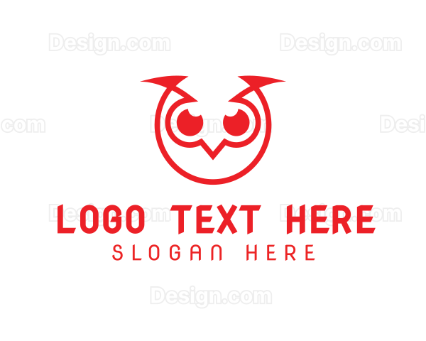 Owl Bird Animal Logo