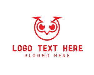 Owl Bird Animal logo