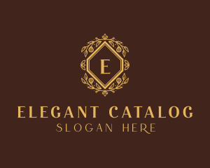 Elegant Flower Wreath logo design