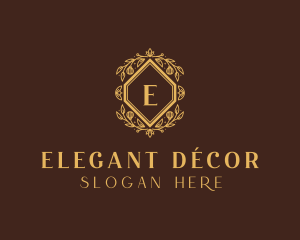 Elegant Flower Wreath logo design