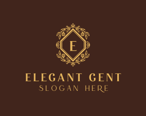 Elegant Flower Wreath logo design