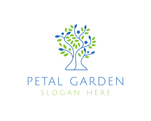 Organic Tree Garden logo design