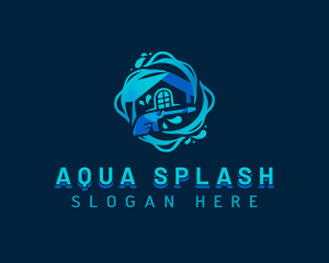 Home Splash Pressure Washing logo design