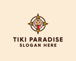 Ethnic Tribe Compass  logo design