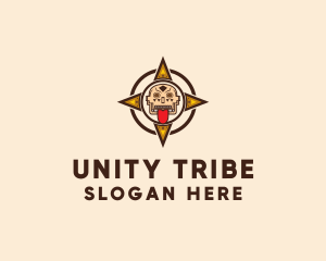 Ethnic Tribe Compass  logo