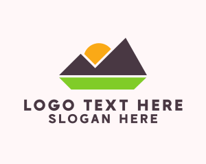 Outdoor Mountain Nature  Logo