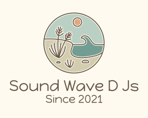 Beachside Summer Resort logo design