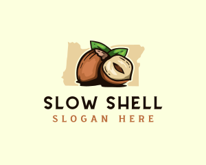 Hazelnut Fruit Oregon logo design