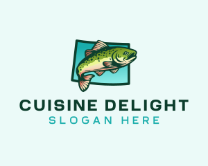 Colorado Trout Fish logo design