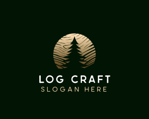 Wood Sawmill Workshop logo design