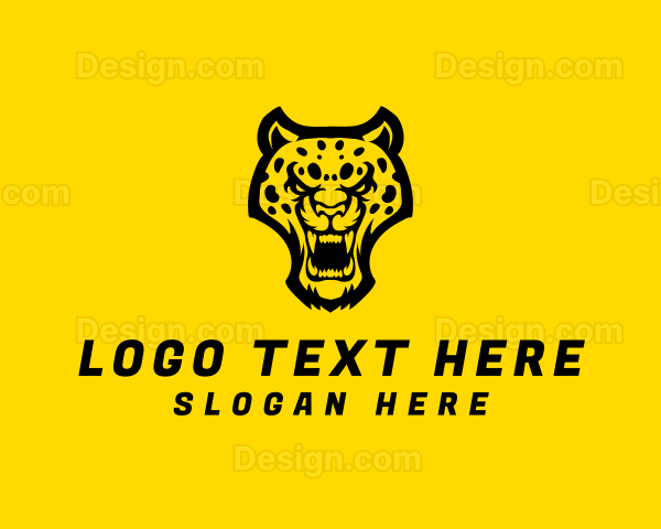 Wild Jaguar Leopard Logo