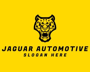 Wild Jaguar Leopard logo