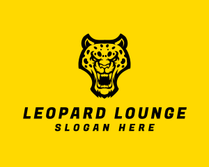 Wild Jaguar Leopard logo design