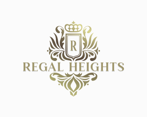 Regal Crown Shield logo design