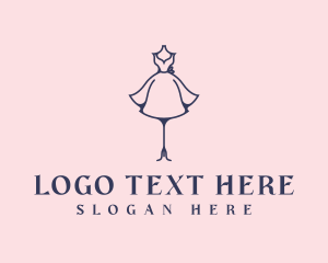 Elegant Fashion Dress Mannequin logo