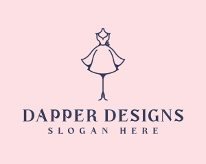 Elegant Fashion Dress Mannequin logo