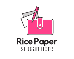 Wallet Pen & Paper logo design