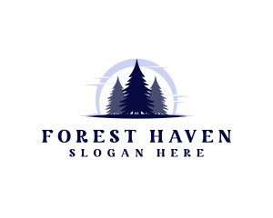 Nature Forest Tree logo design