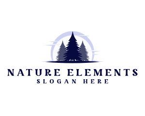 Nature Forest Tree logo design