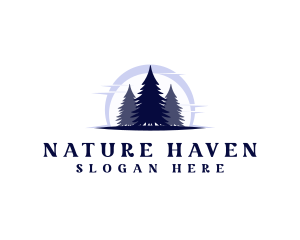 Nature Forest Tree logo design