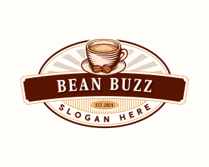 Coffee Cup Bean logo