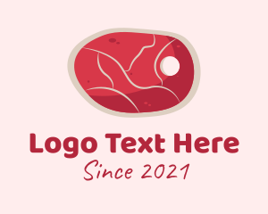 Meat - Red Meat Cut logo design