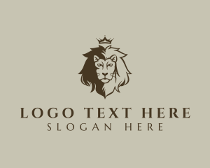Lion - Regal Lion King logo design