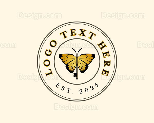 Butterfly Key Boutique Logo