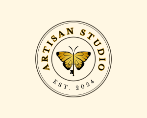 Butterfly Key Boutique logo design