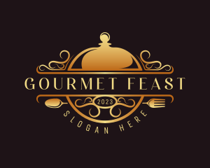 Deluxe Gourmet Restaurant logo design