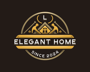 Home Renovation Hammer logo design