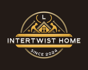 Home Renovation Hammer logo design