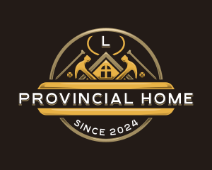 Home Renovation Hammer logo design