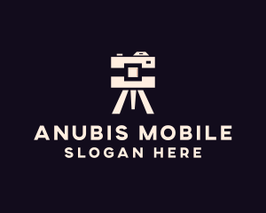 Camera Tripod Photographer logo design