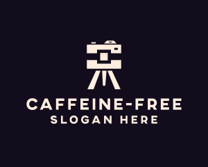 Camera Tripod Photographer logo design