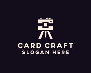 Camera Tripod Photographer logo design