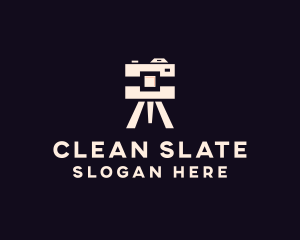 Camera Tripod Photographer logo design