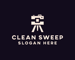 Camera Tripod Photographer logo design